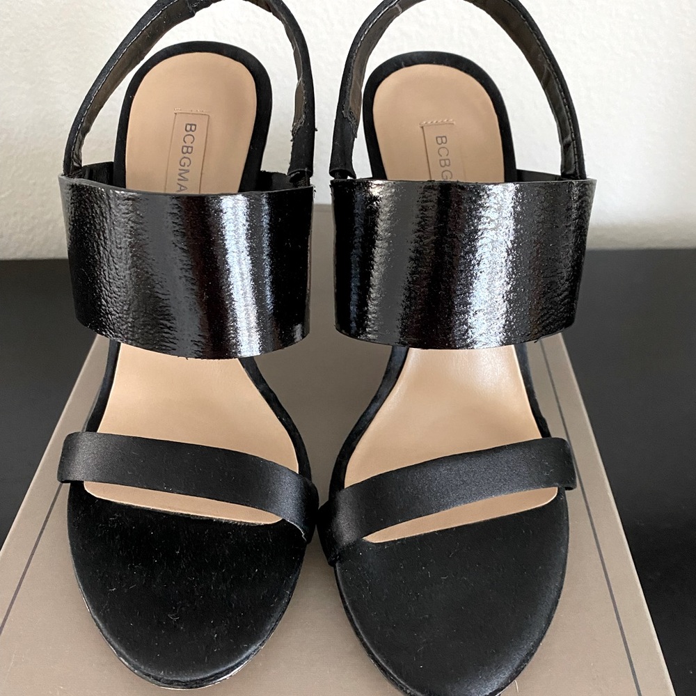 Beautiful BCBG strappy heels